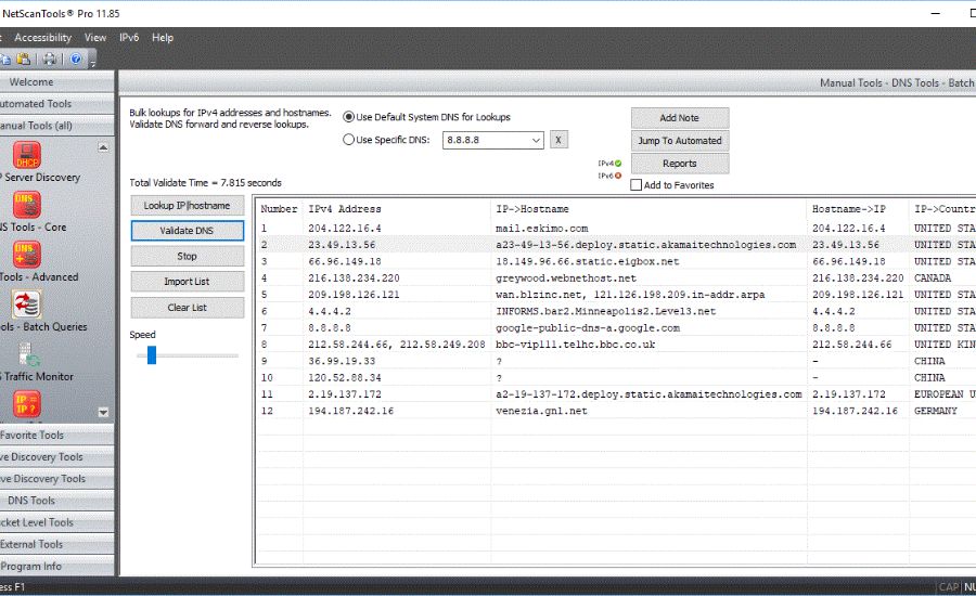 Key Features and Functions of the Tool