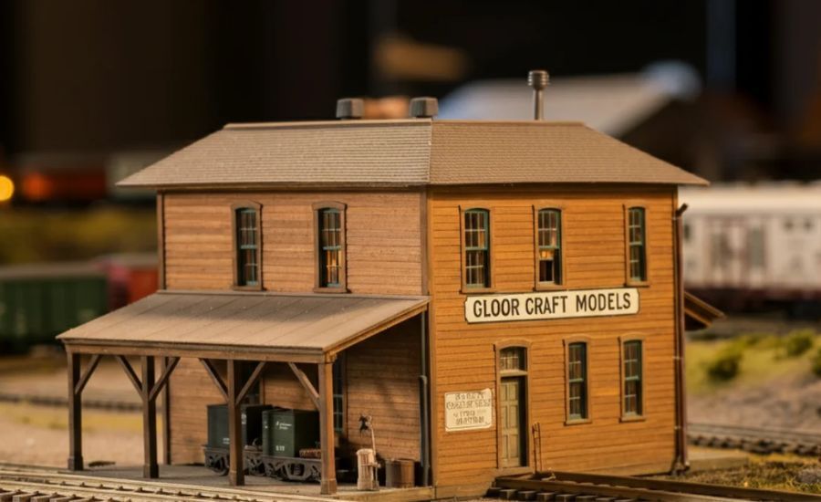 Gloor Craft Models Kit 410 Freight House Ho Scale