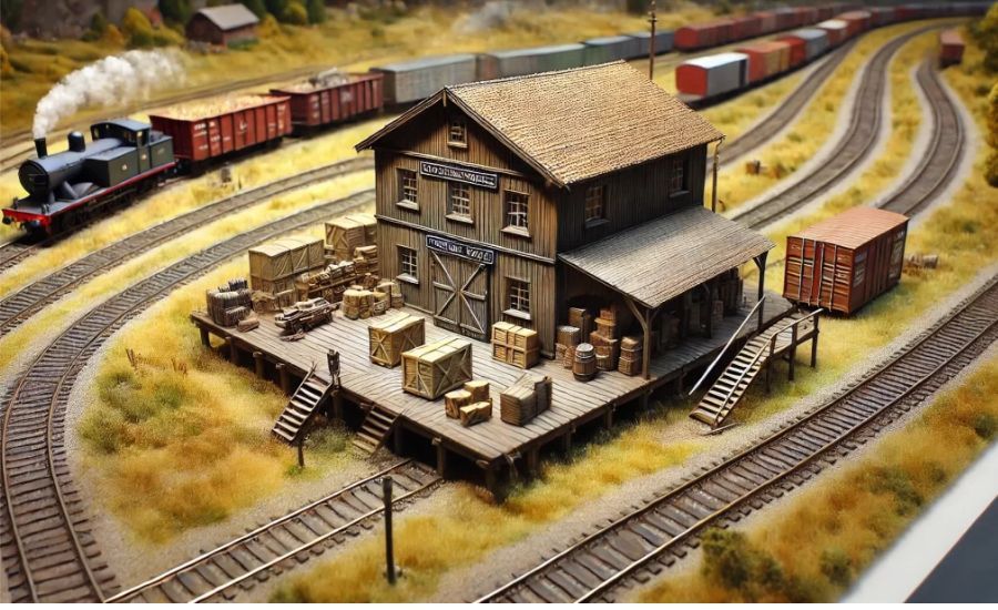 Key Features of the Gloor Craft Models Kit 410 Freight House