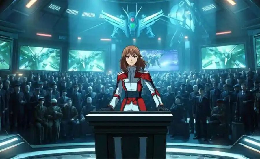 Gunwing Relena Speech Party