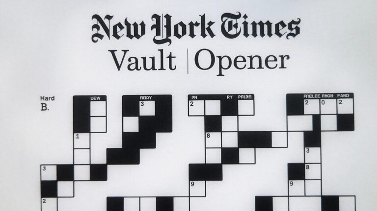 Vault Opener NYT Crossword: Your Key to Solving the Puzzle